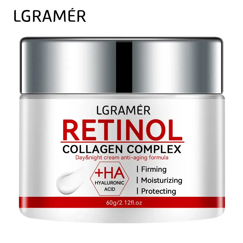 LGRAMÉR Retinol Collagen Complex anti-aging cream with hyaluronic acid for firming and moisturizing
