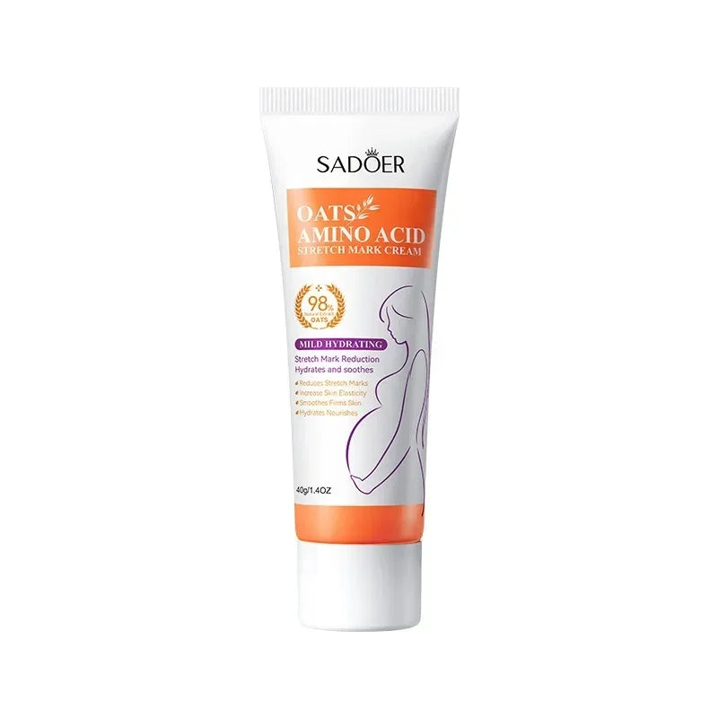 Sadoer Oats Amino Acid Stretch Mark Cream for pregnancy, hydrating and reducing stretch marks